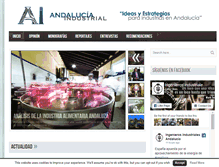 Tablet Screenshot of andaluciaindustrial.com